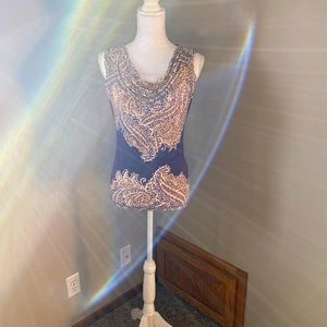 Cowl neck sleeveless top from The Limited